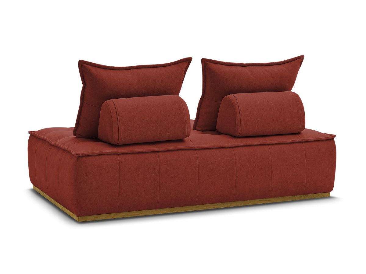 Bobochic Elisa Sofamodul 2-Sitzer Strukturstoff Orange