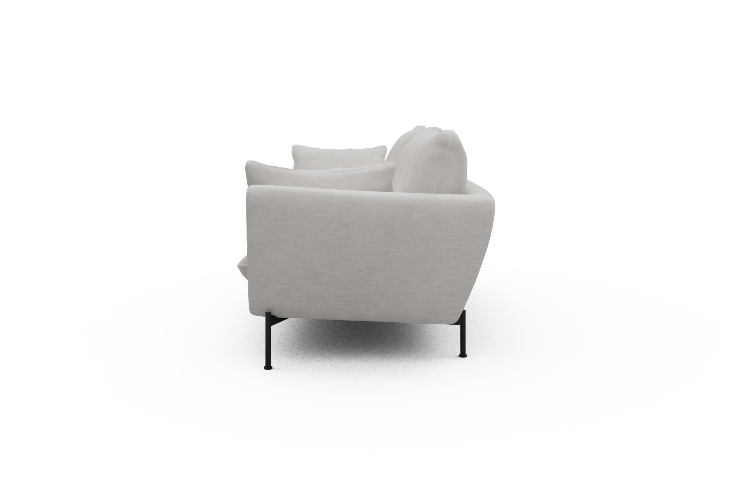 Sofa Anton 3-Sitzer Vivus-Dusty-Off-White