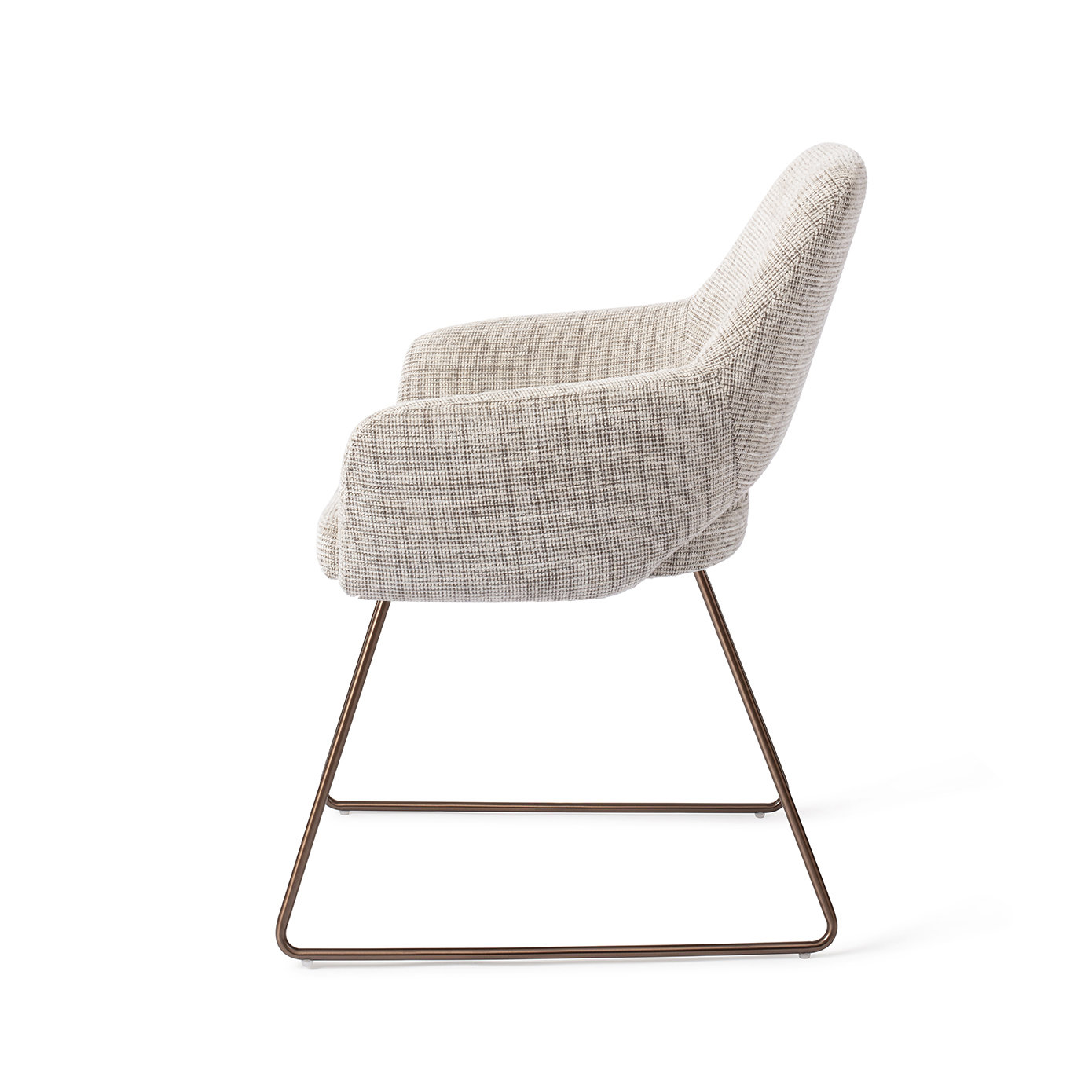 Jesper Home Esszimmerstuhl Yanai Caramel Grid Slide Rose