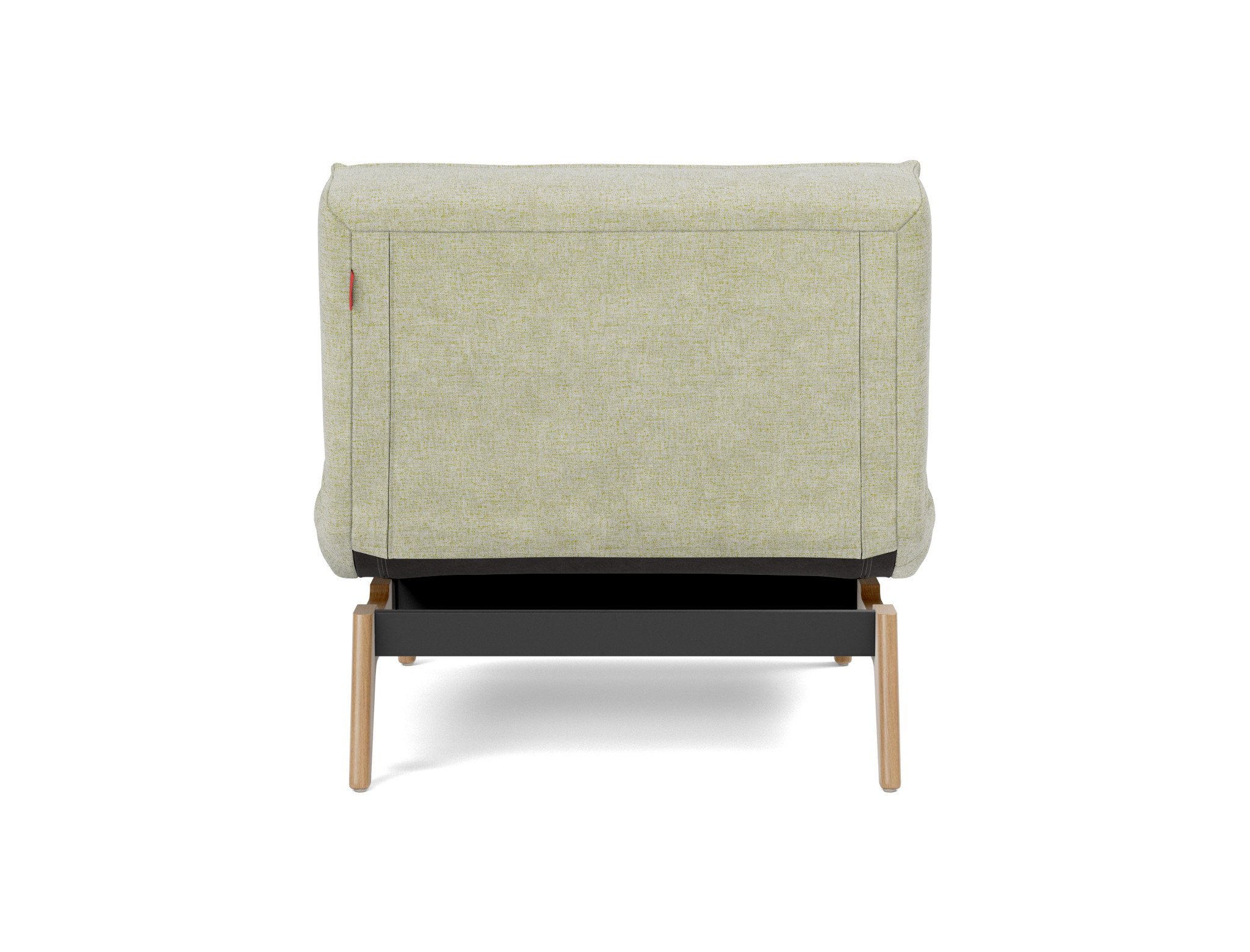 Sessel Splitback Flachgewebe Avella 280-Sand Beine Eiche