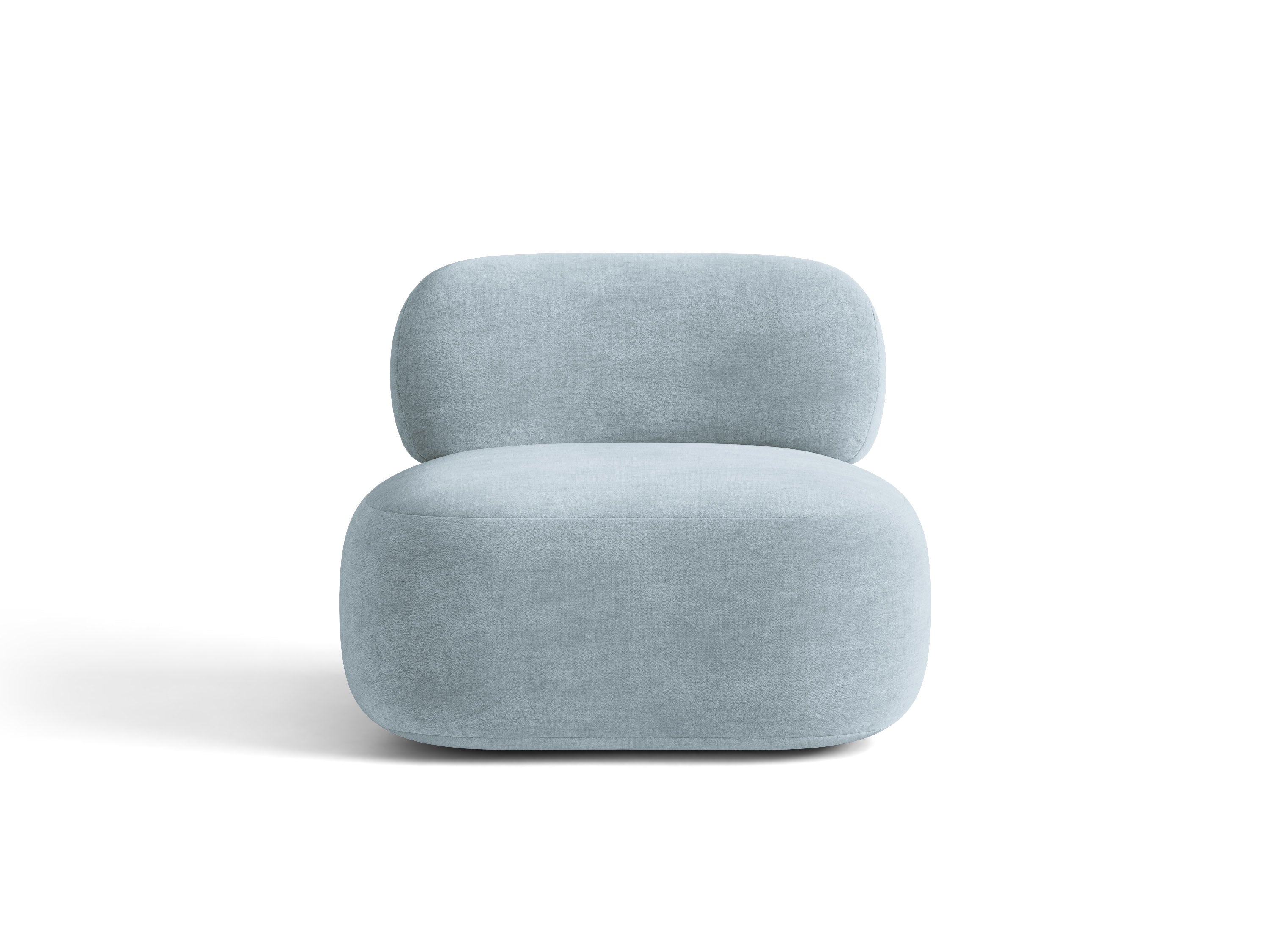 Micadoni Aura Armsessel Chenille Golden Pastellblau