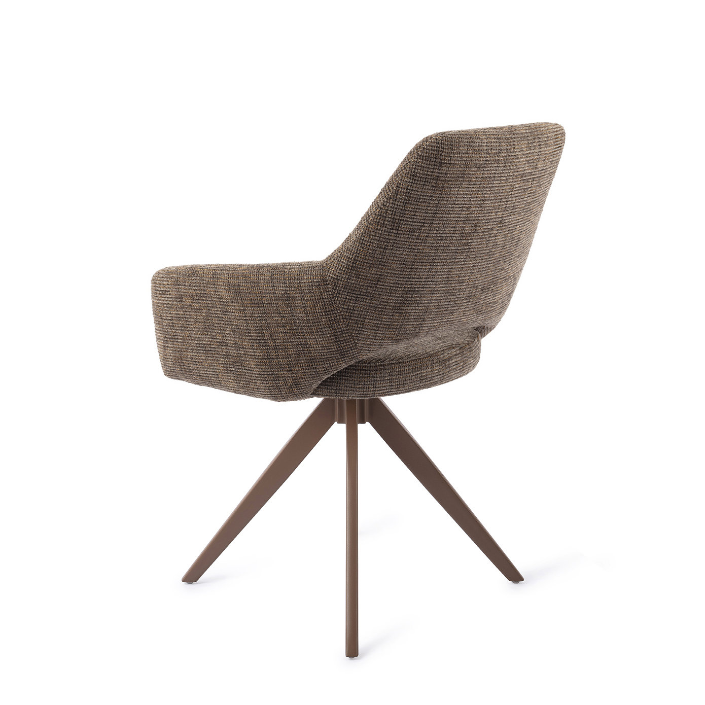 Jesper Home Esszimmerstuhl Yanai Checked Chestnut Turn Braun