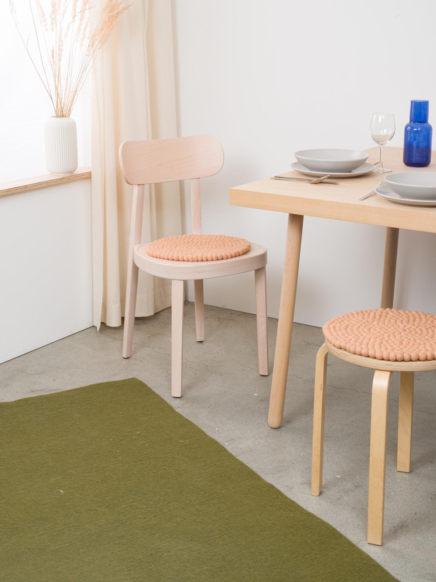 myfelt Merle - Filzkugel Sitzauflage rund