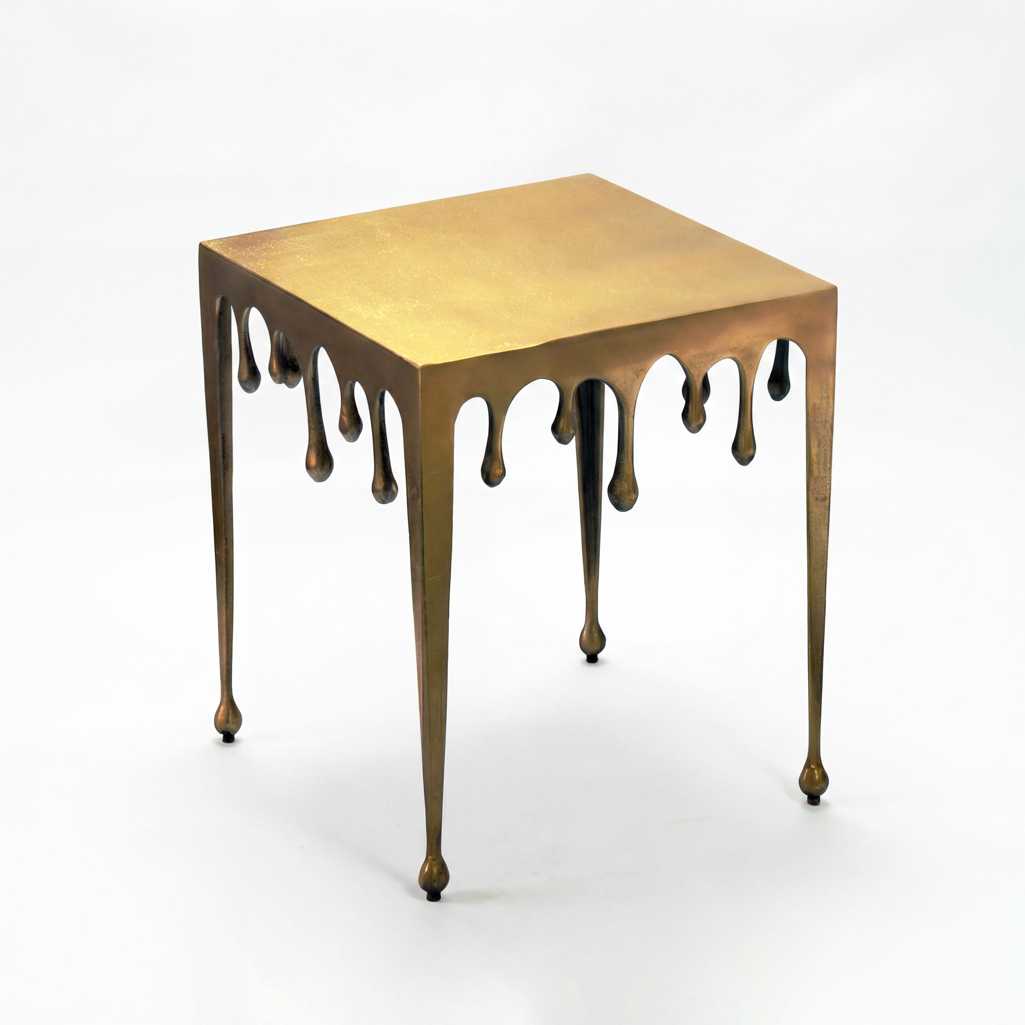 Beistelltisch Levanger Aluminium Gold 45,5 × 45,5 × 51 cm