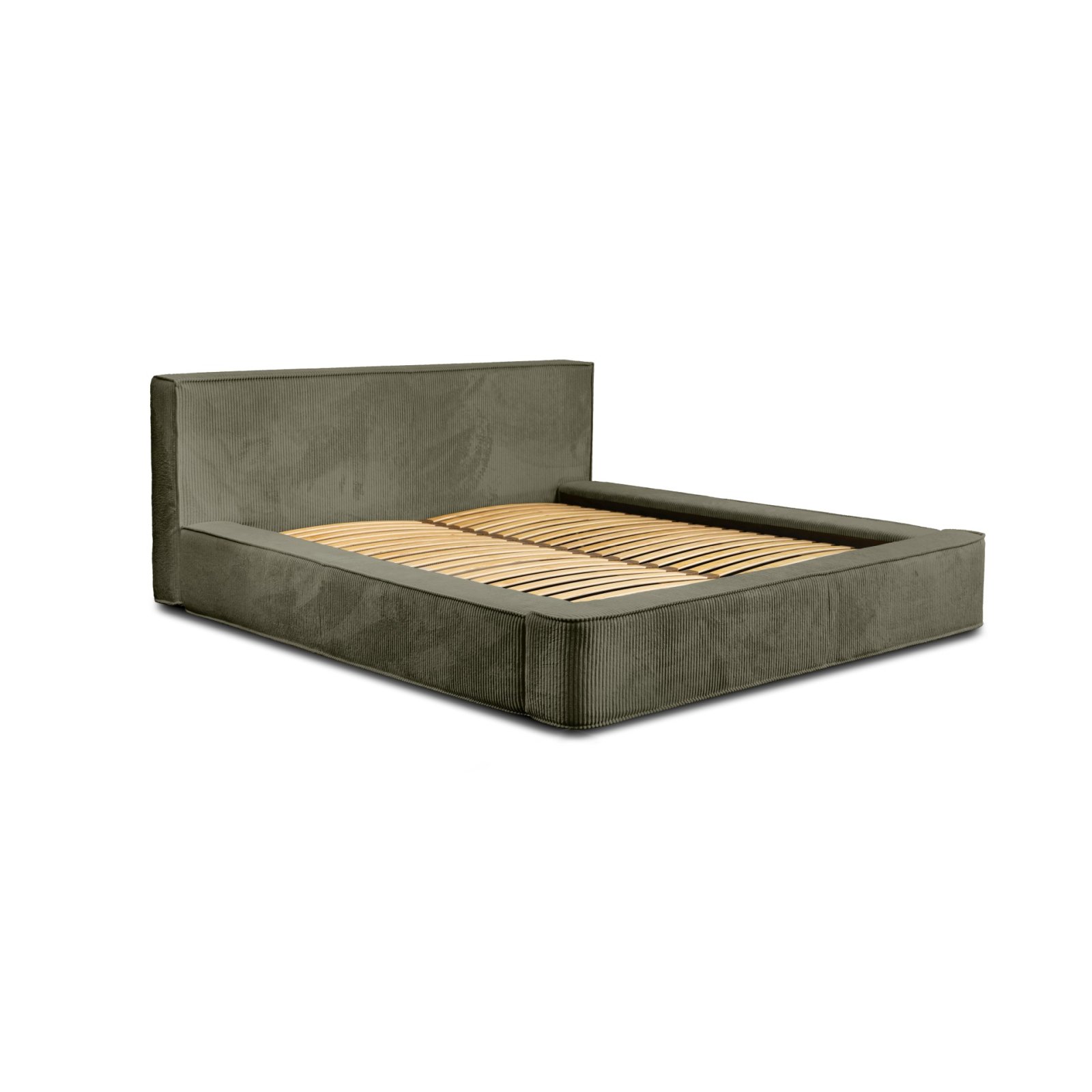 Polsterbett Brano Kord 180x200 mit Holzrahmen Lincoln 37