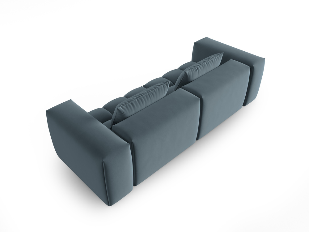 Cosmopolitan Design Sofa Verona 3-Sitzer Samt Casino Pastellblau