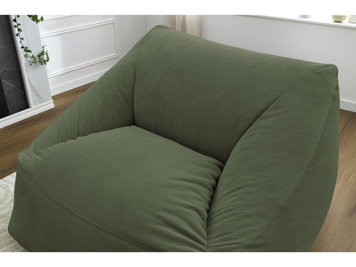 Bobochic Lilibet Pouf Cordsamt Grün