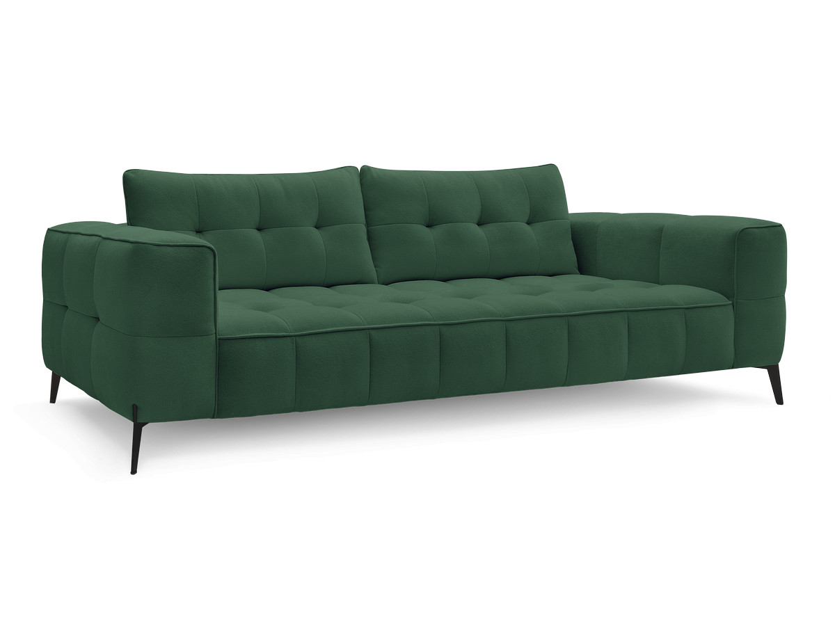 Bobochic Anis Sofa 3-Sitzer Strukturstoff Grün