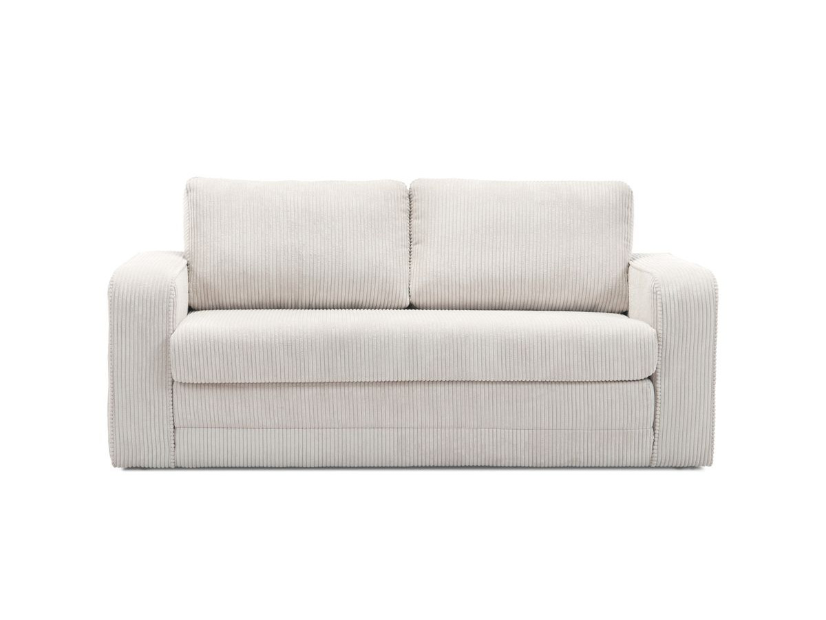 Bobochic Come Schlafsofa 2-Sitzer Cordsamt Beige