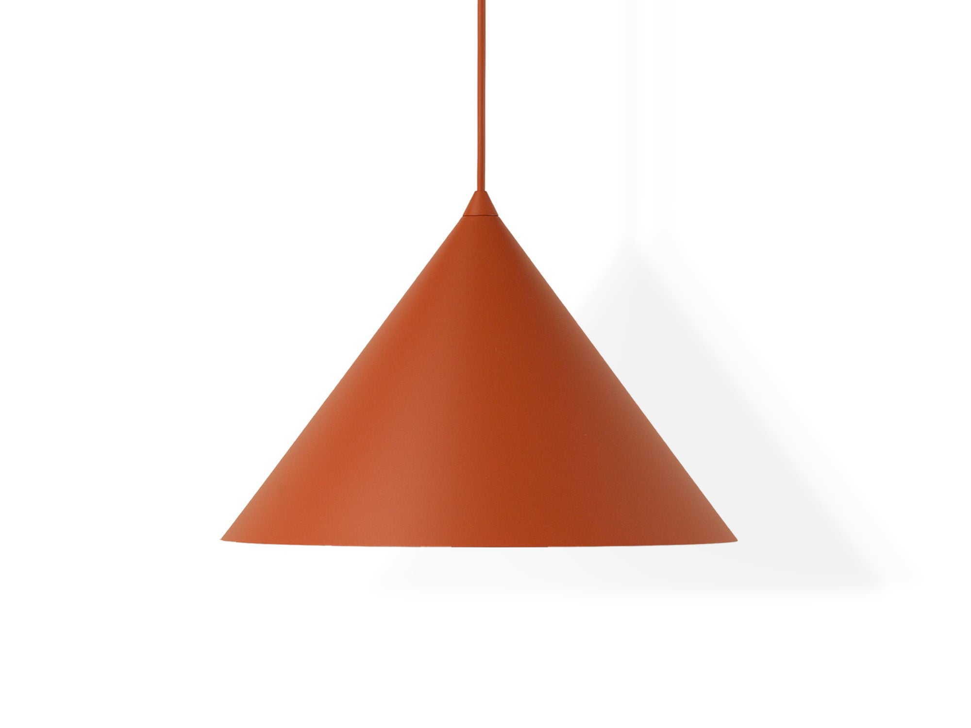Micadoni Timbo Pendelleuchte Ø 32 cm Ziegel