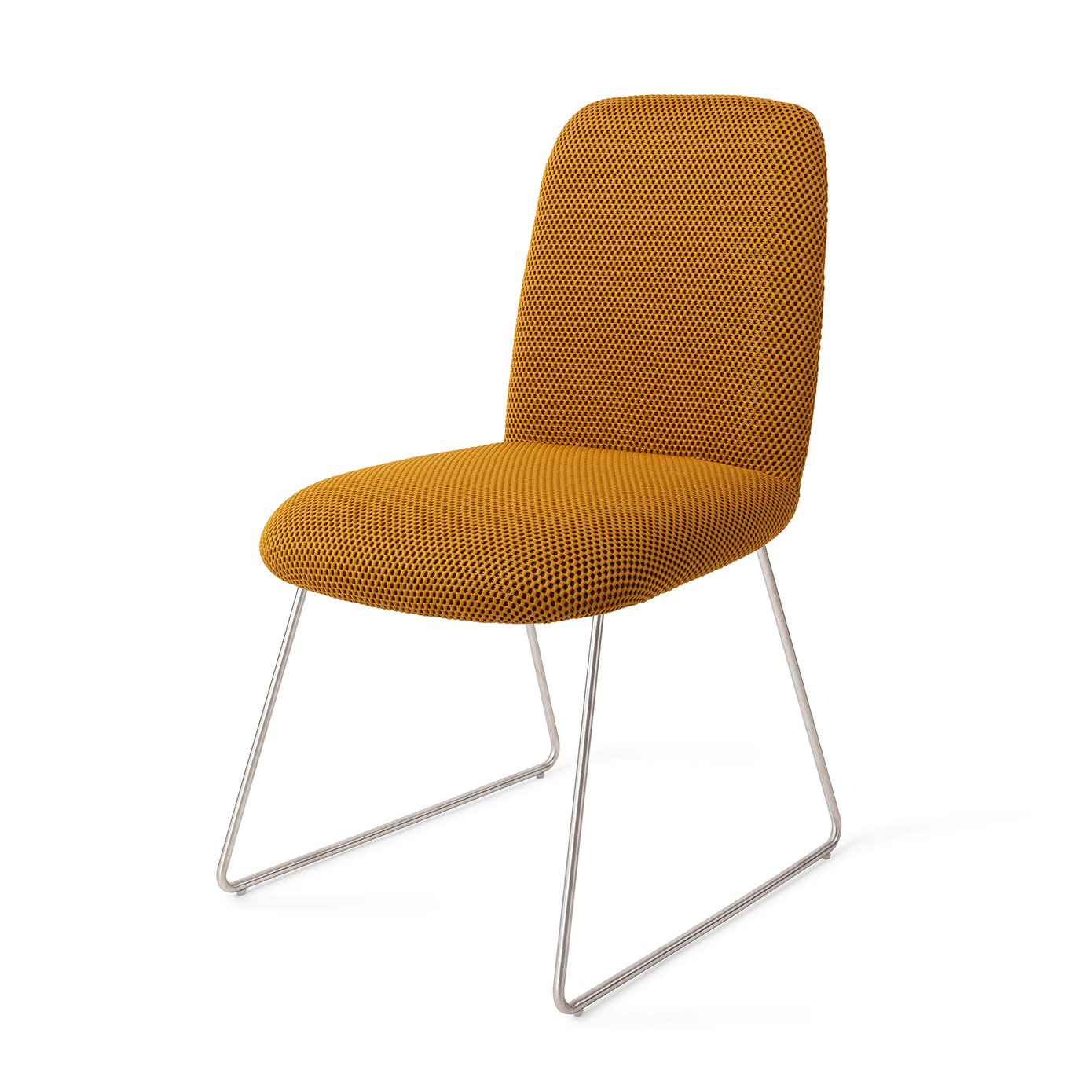 Jesper Home Esszimmerstuhl Taiwa Groovy-Garam Slide Stahl