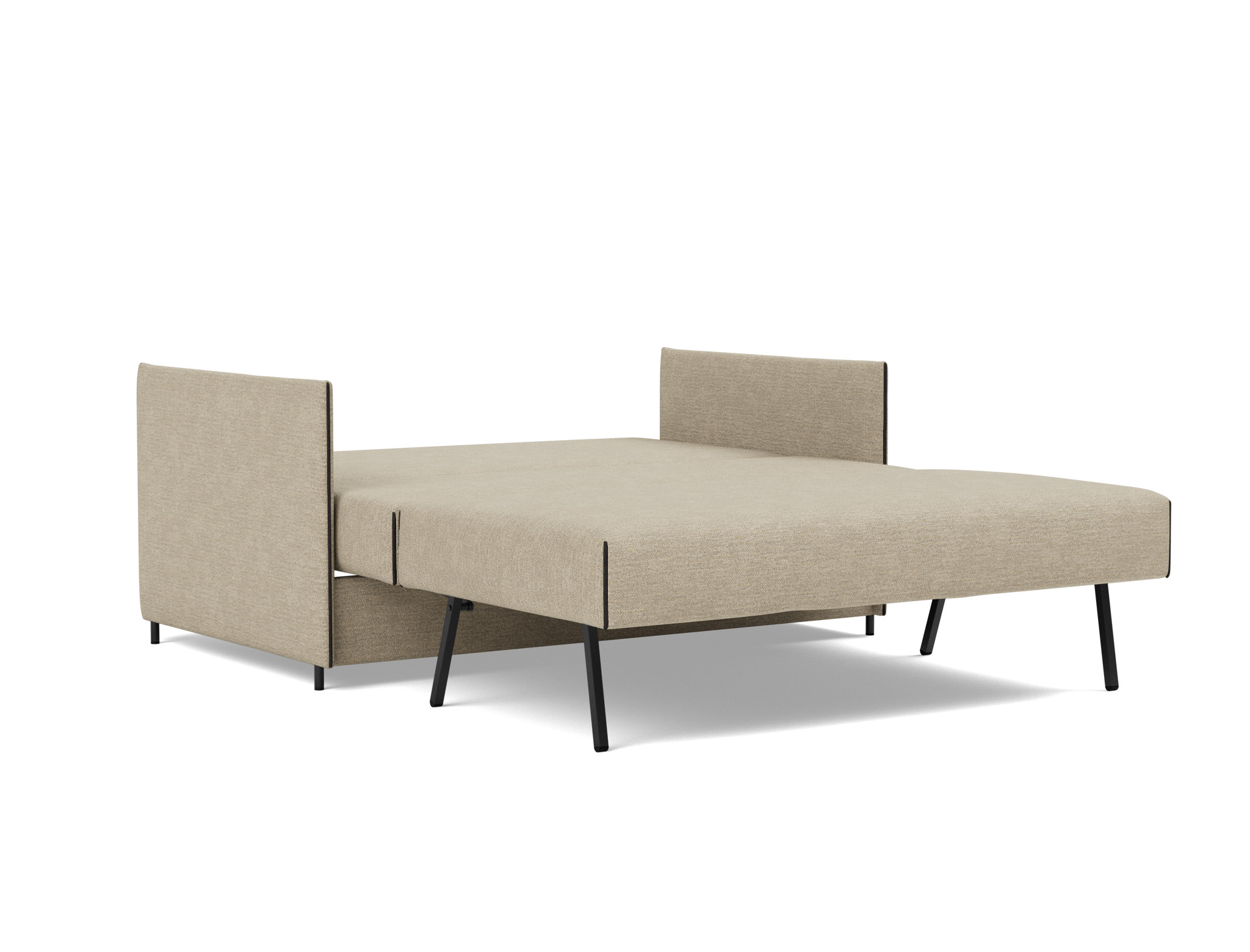 Schlafsofa Luoma Strukturierter Stoff Taura 356-Sand