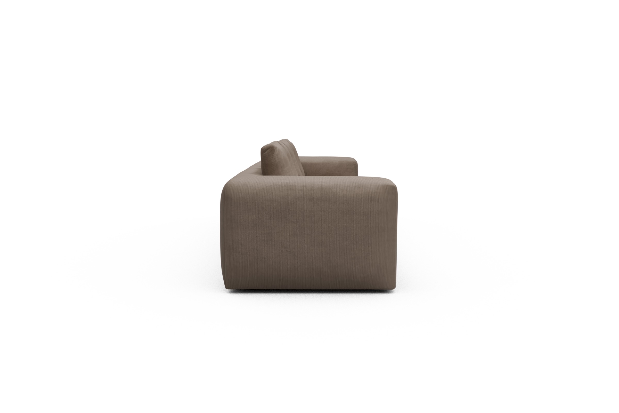 Sofa Modulares XXL Sofa Fred 5-Sitzer Cordufine-Biege