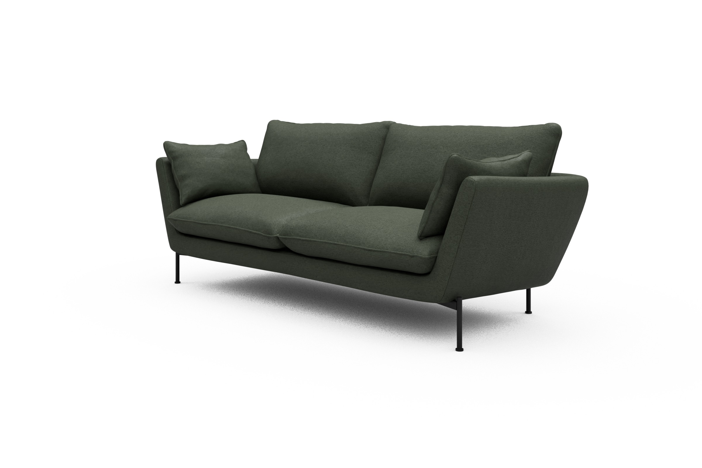 Sofa Anton 3-Sitzer Denari-Forest-Green