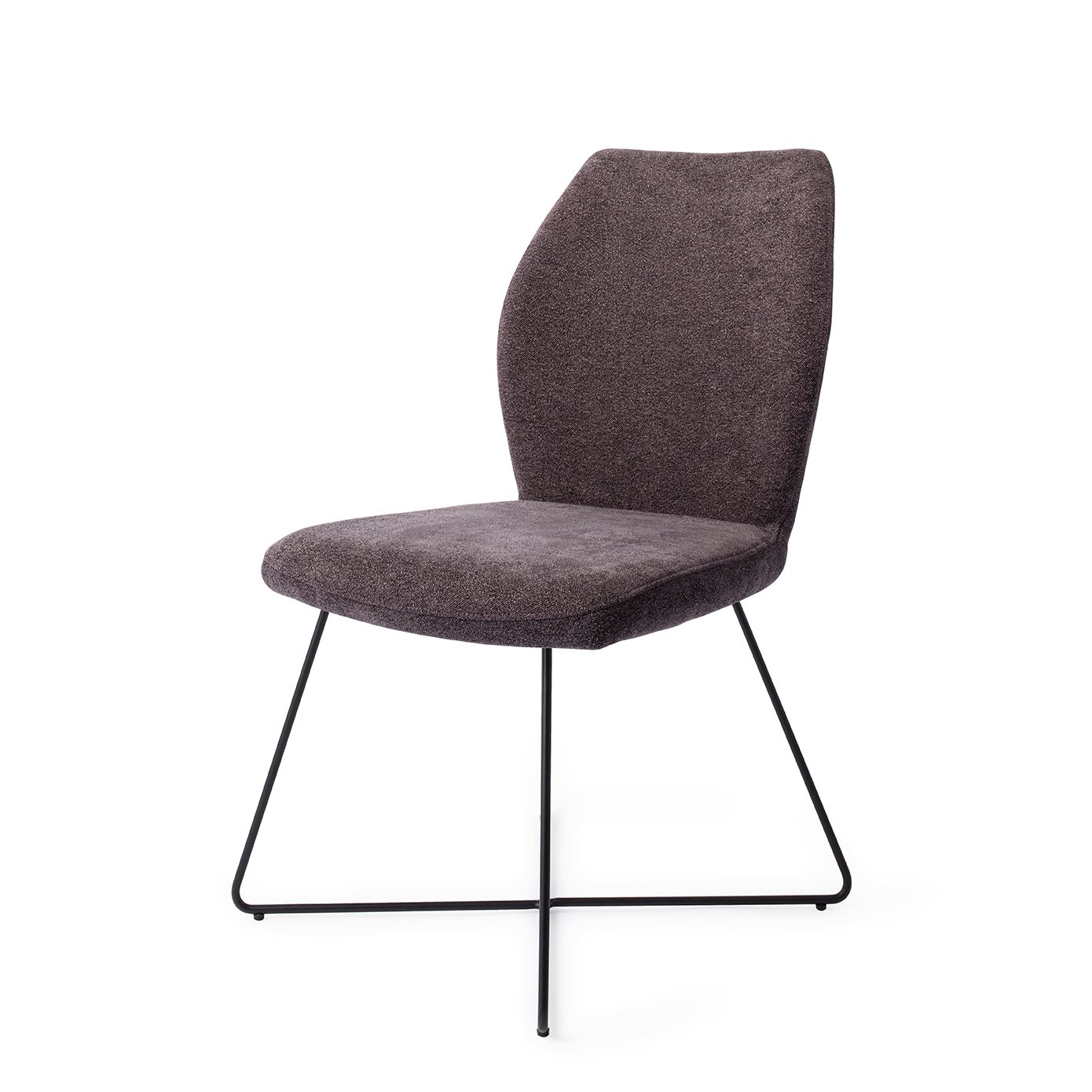 Jesper Home Esszimmerstuhl Ikata Almost-Black Cross Schwarz