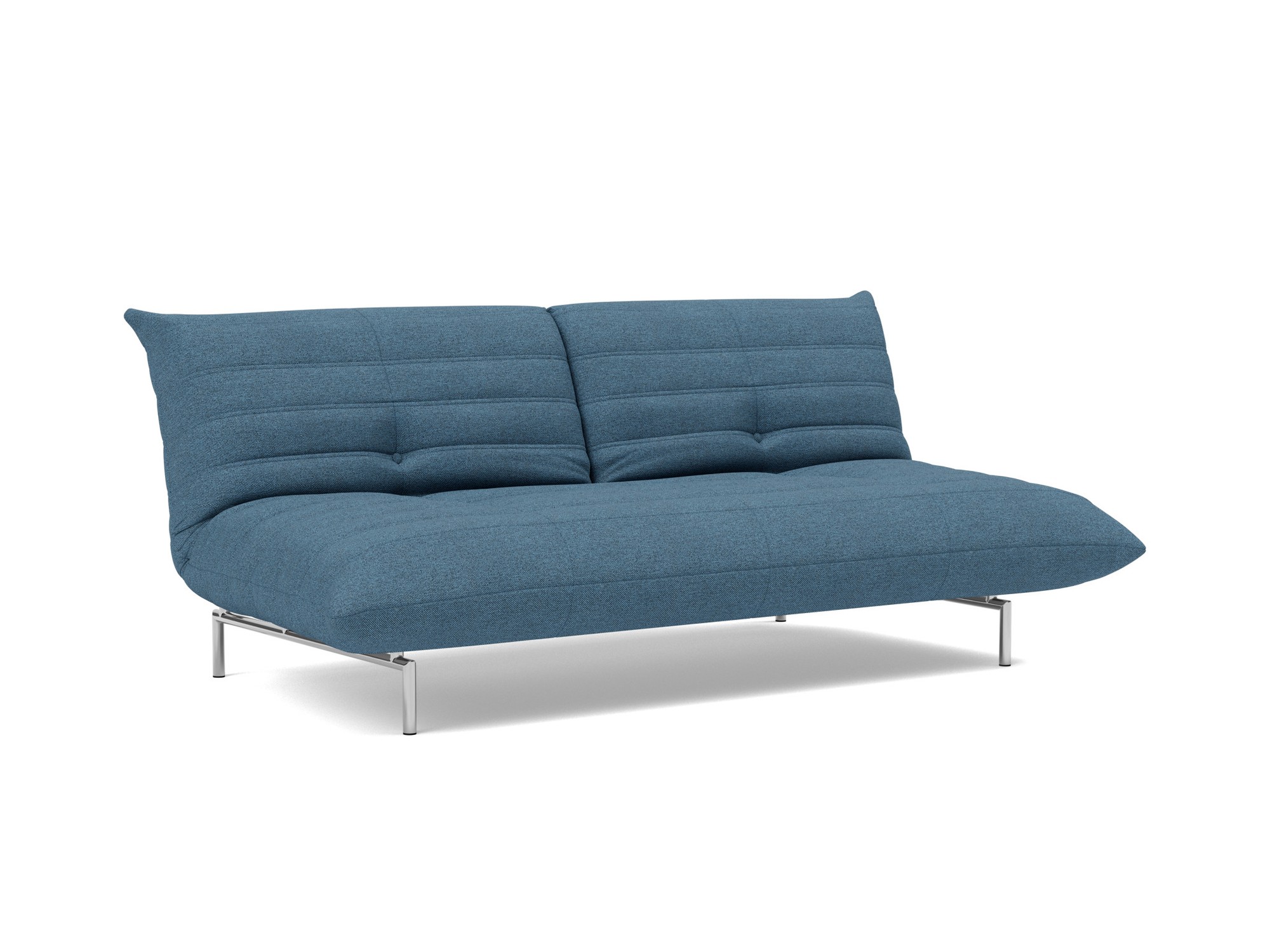 Schlafsofa Mikunjo Strukturierter Stoff Weda 302-Weda-Blue