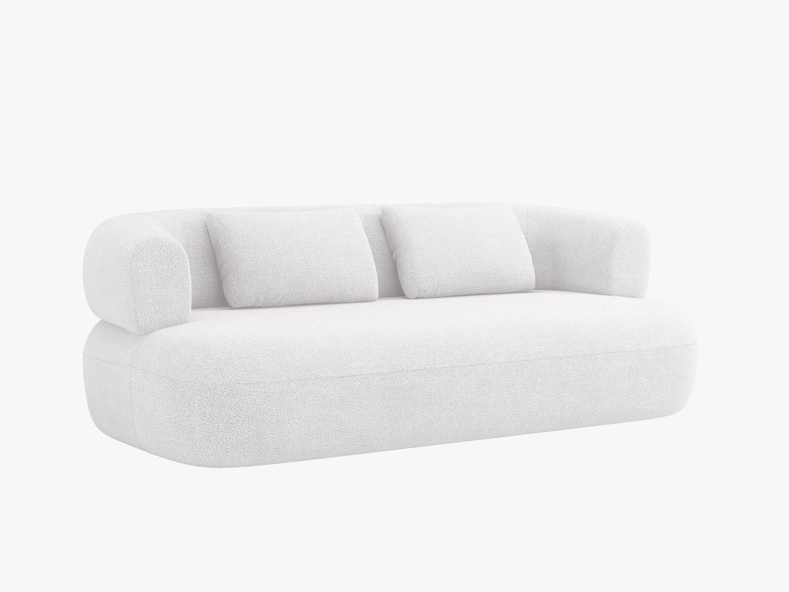 Micadoni Sofa Jenny 2-Sitzer Boucle Now or Never Elfenbein