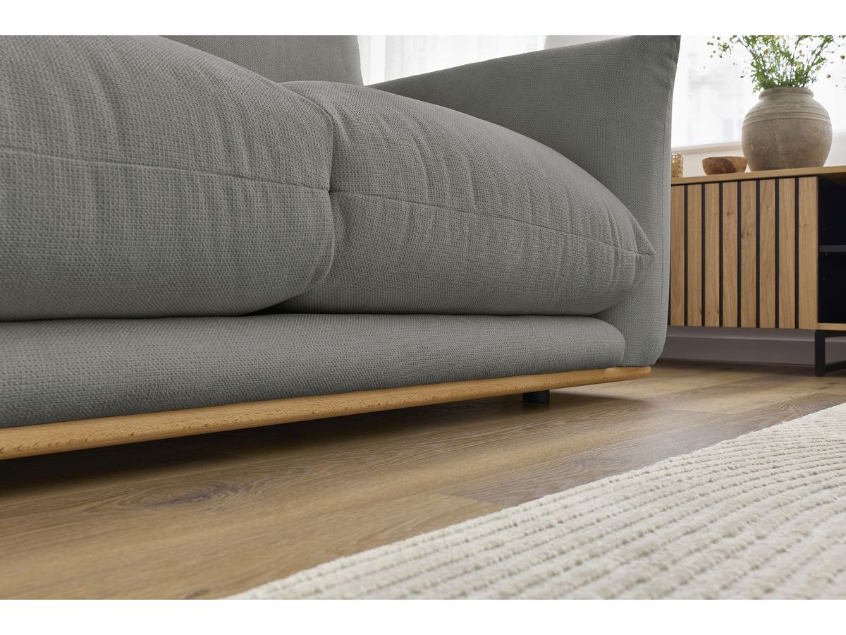 Bobochic Ernest Sofa 2-Sitzer Stoff Dunkelgrau