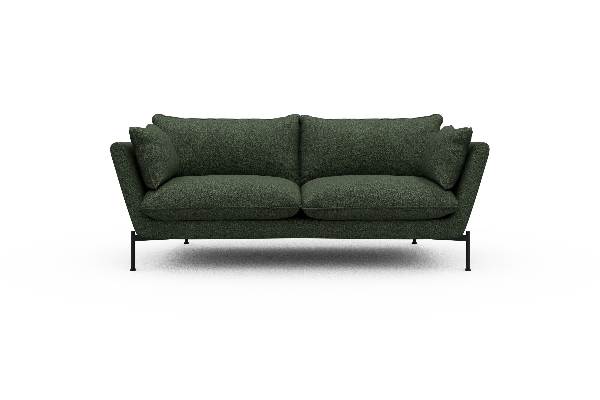 Skandi Home Sofa Anton PREMIUM 2-Sitzer Vanora-Deep-Green moebelfaktor