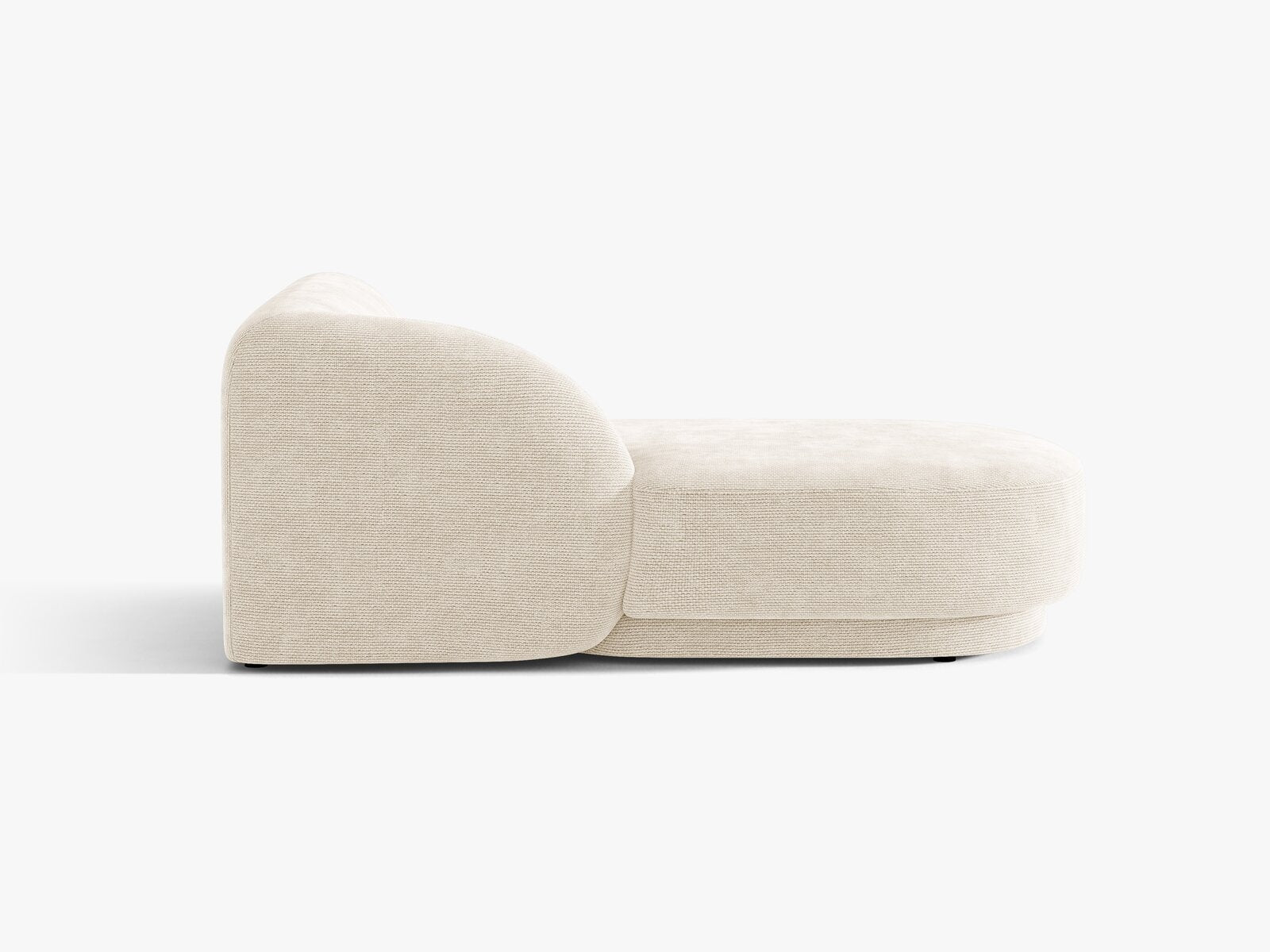 Micadoni Modul Miley 2-Sitzer Links Chenille Eden Elfenbein