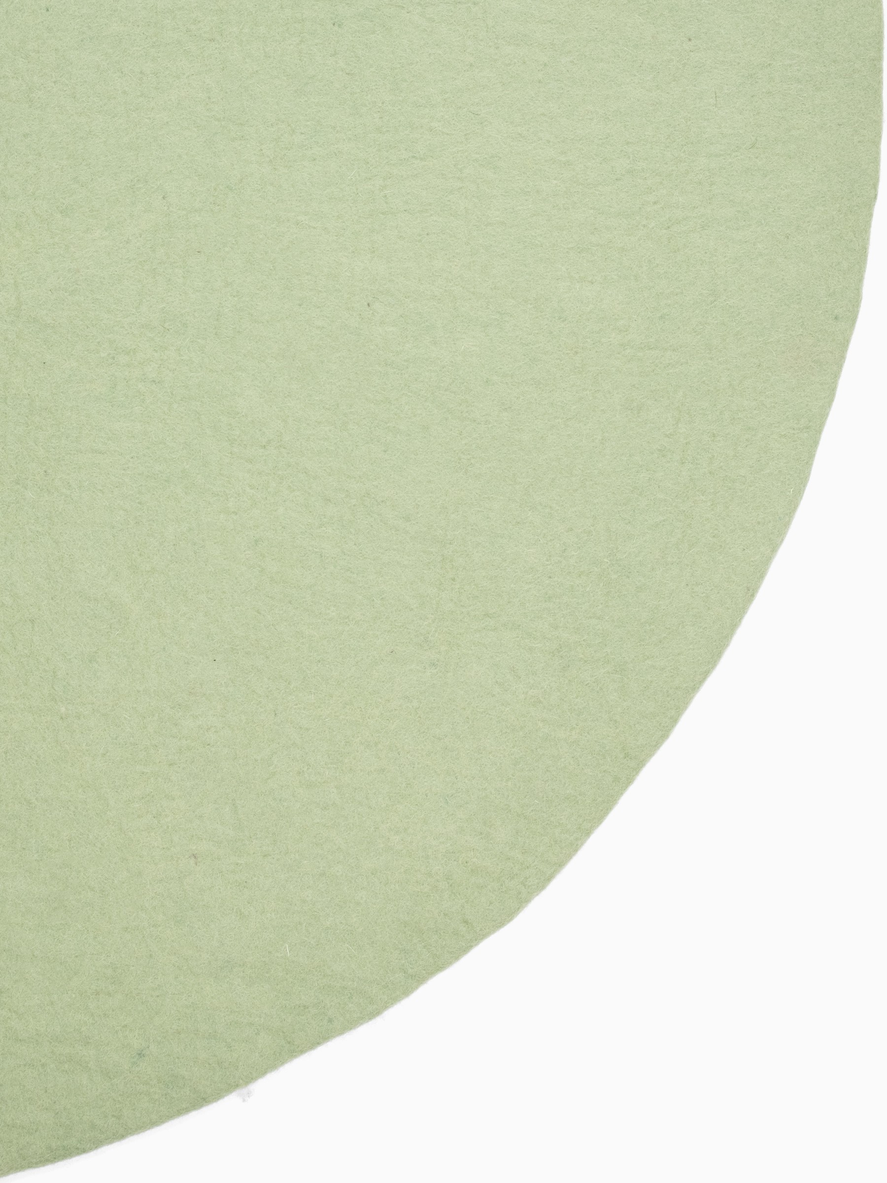myfelt Lasse Filzteppich Hellgrün rund Ø 50 cm