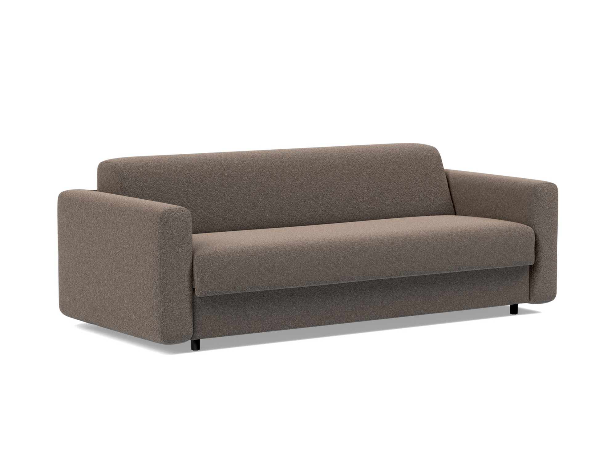 Schlafsofa Killian mit Memory-Matratze 160 Boucle Skandi 530-Taupe