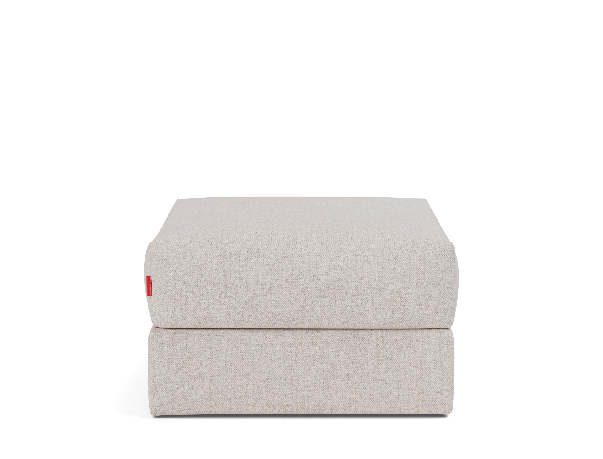Hocker Cornila Strukturierter Stoff Weda 300-Weda-Sand