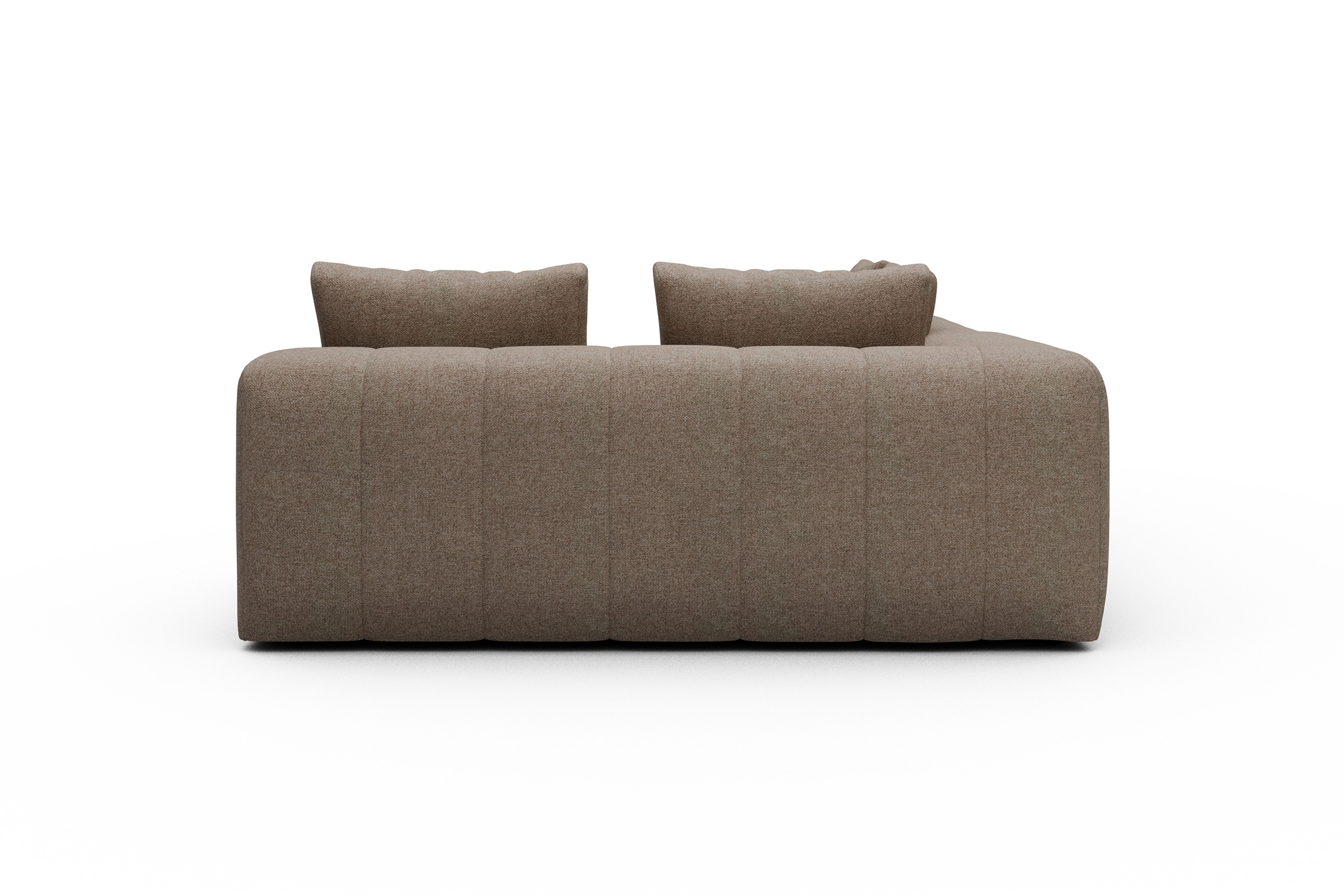 Ecksofa Hugo 2x 2,5-Sitzer Armlehne links Sama-Antelope
