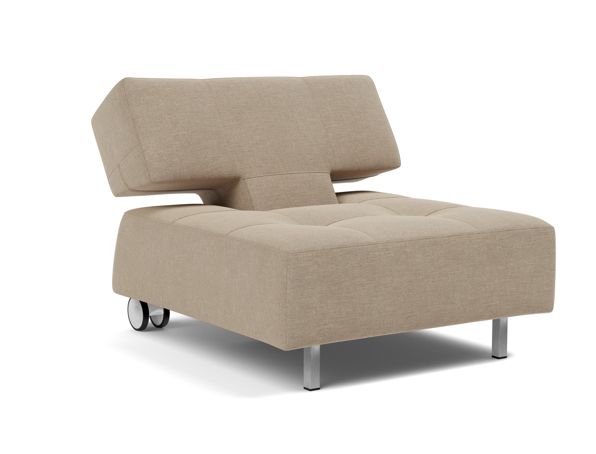 Sessel Long Horn D.E.L. Flachgewebe Phobos 587-Mocha