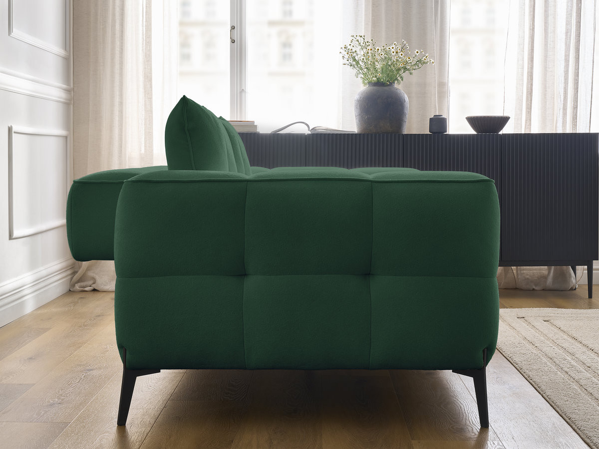 Bobochic Anis Sofa 3-Sitzer Strukturstoff Grün