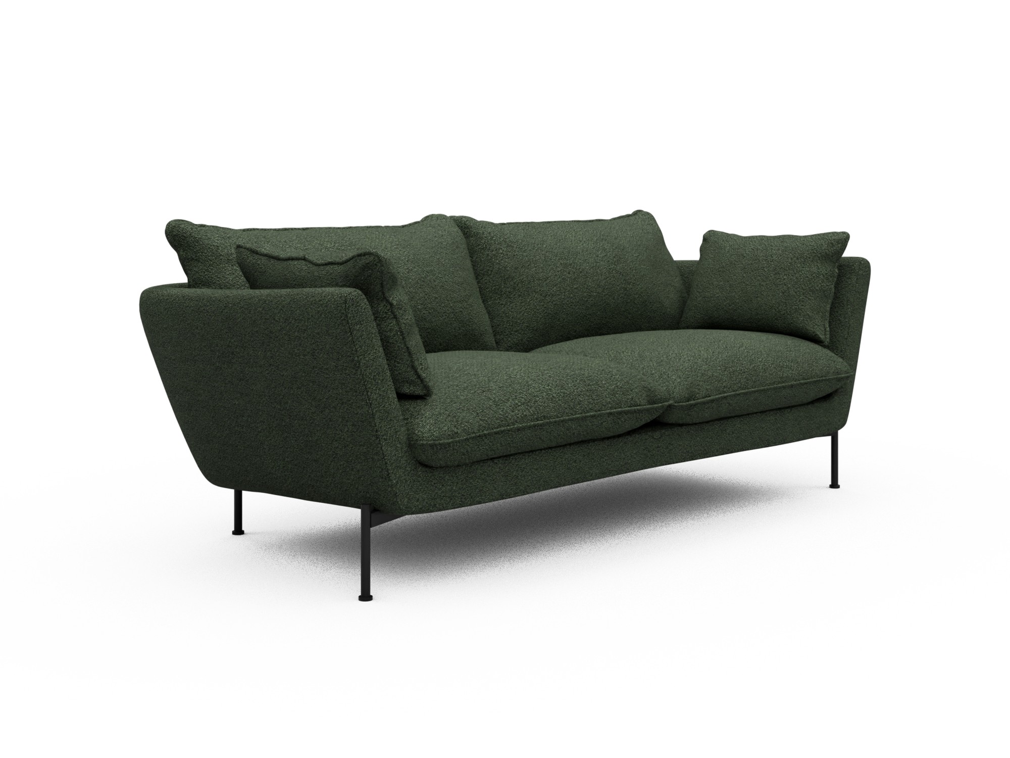 Skandi Home Sofa Anton Soft 2-Sitzer Vanora-Deep-Green moebelfaktor