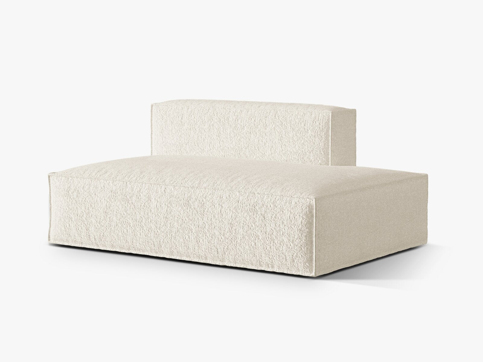 Micadoni Modul Nuria 3-Sitzer Rechts Boucle Elfenbein