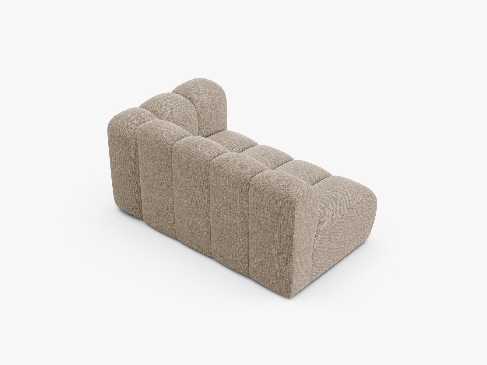 Micadoni Modul Lupine 2-Sitzer Chenille Eden Dunkelbeige Rechts