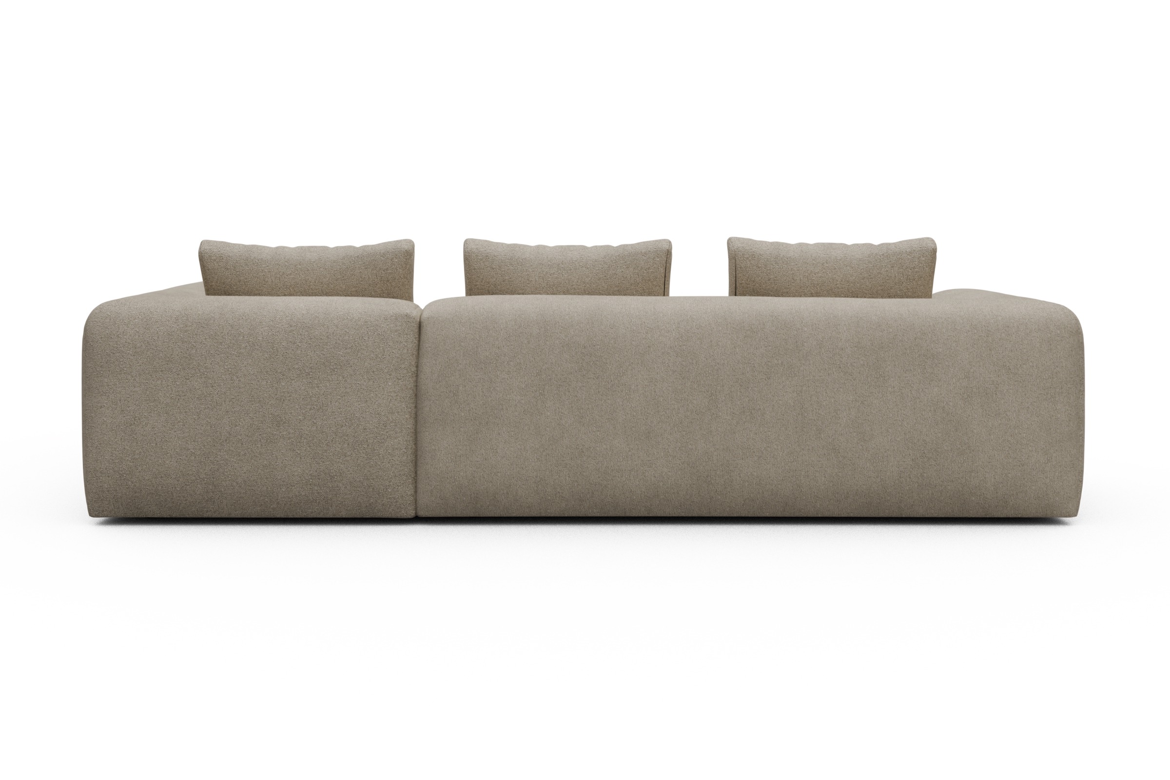 Ecksofa Fred 2x 2,5-Sitzer rechts offen Boucle-Belge