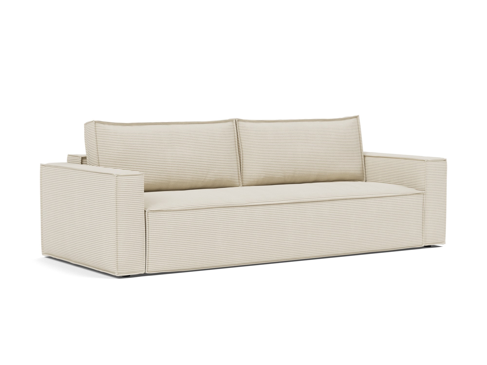 Schlafsofa Newilla Kord Corduroy 594-Ivory