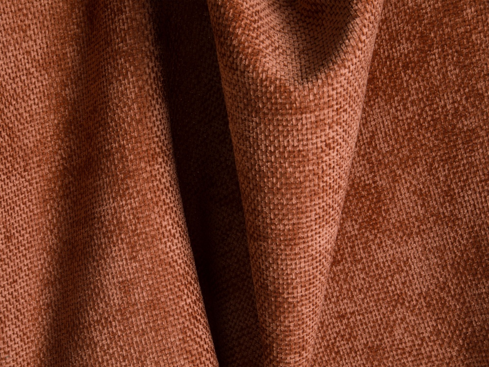 Cosmopolitan Design Schlafsofa Tonale 3-Sitzer mit Bettkasten Chenille Eden Ziegel