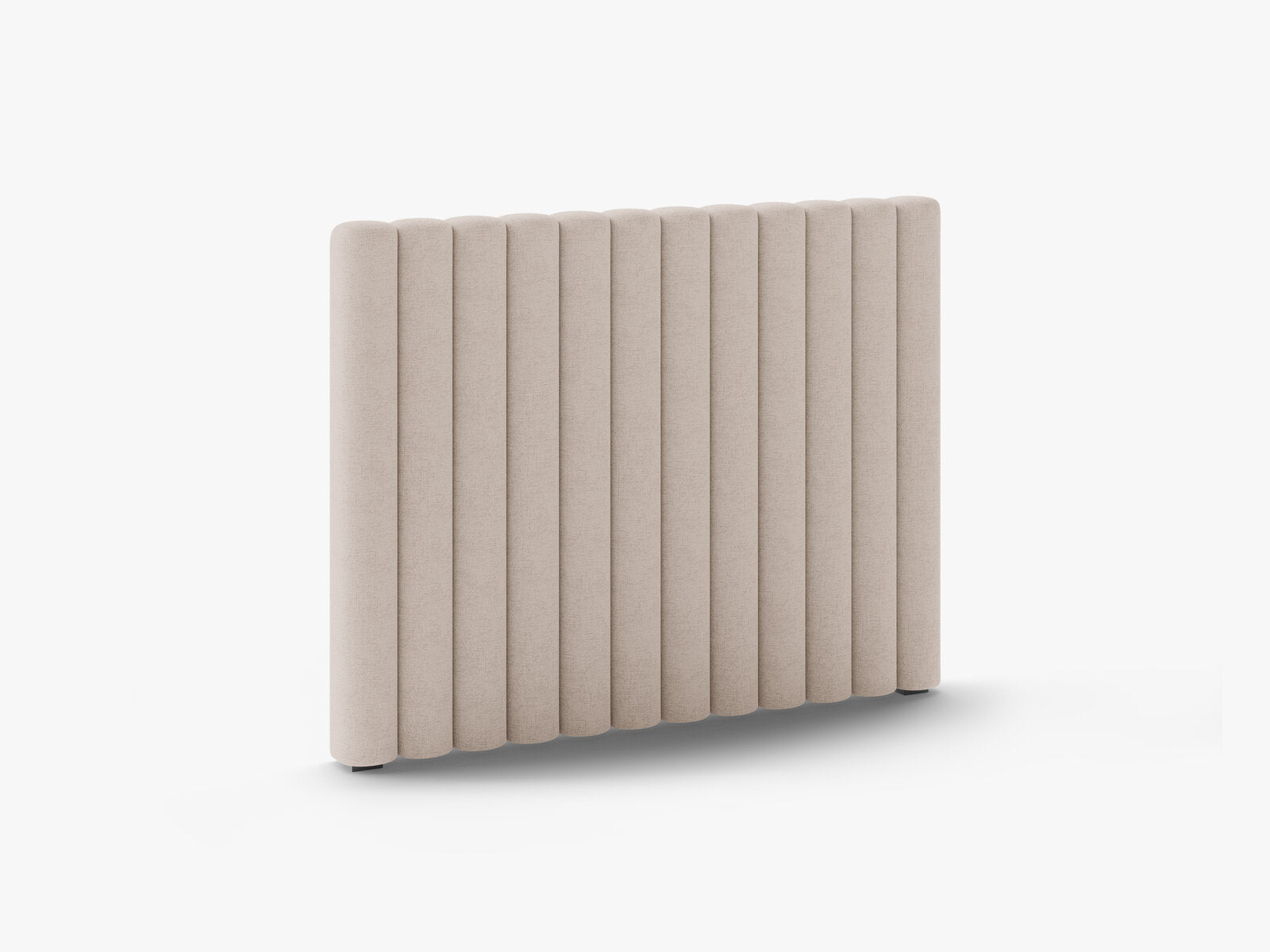 Micadoni Mistero Samtiger Kopfteil 80 cm Strukturierter Stoff Moly Cappuccino 120x95