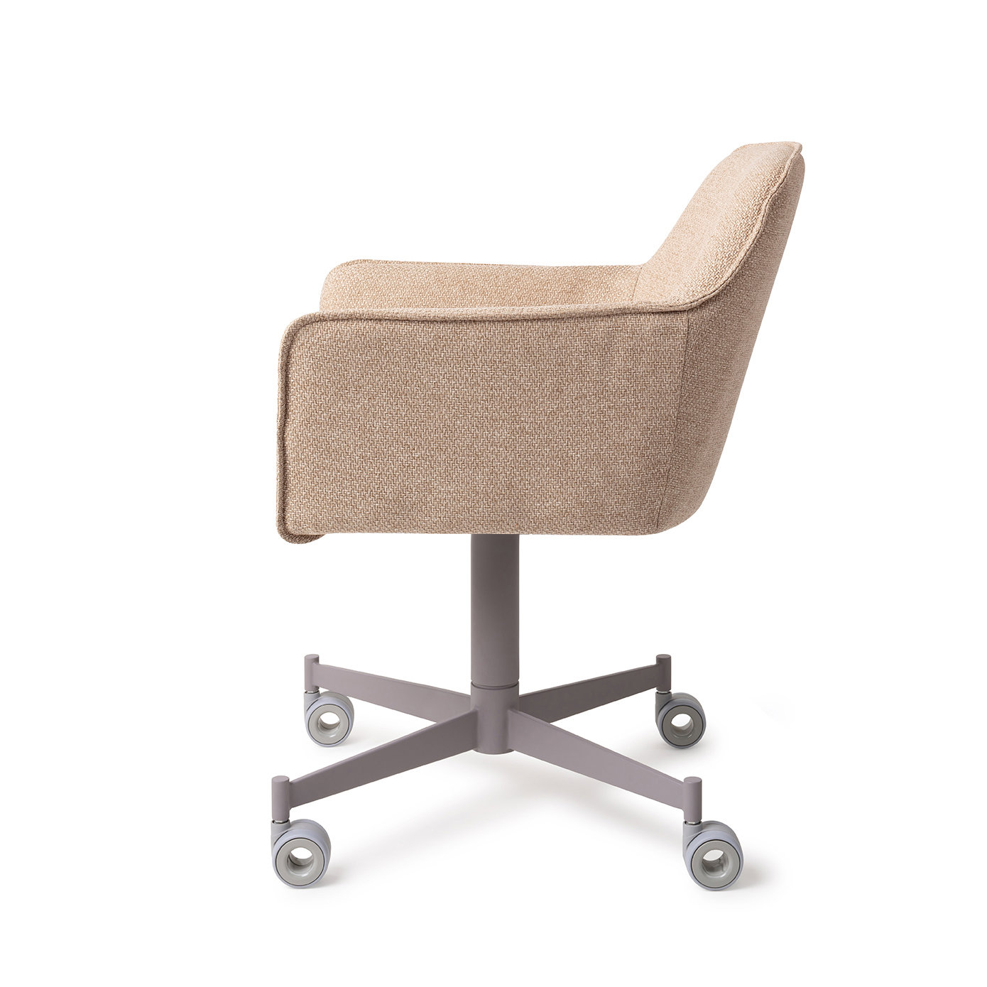 Jesper Home Esszimmerstuhl Hofu Wild Walnut Caster Grau
