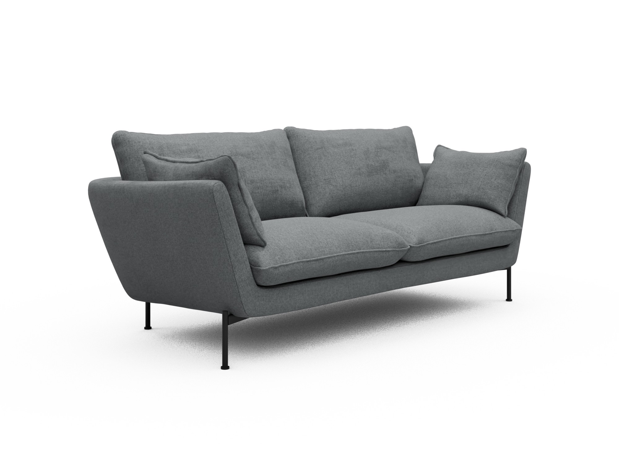 Skandi Home Sofa Anton 2-Sitzer Casone-Gravel-Grey moebelfaktor
