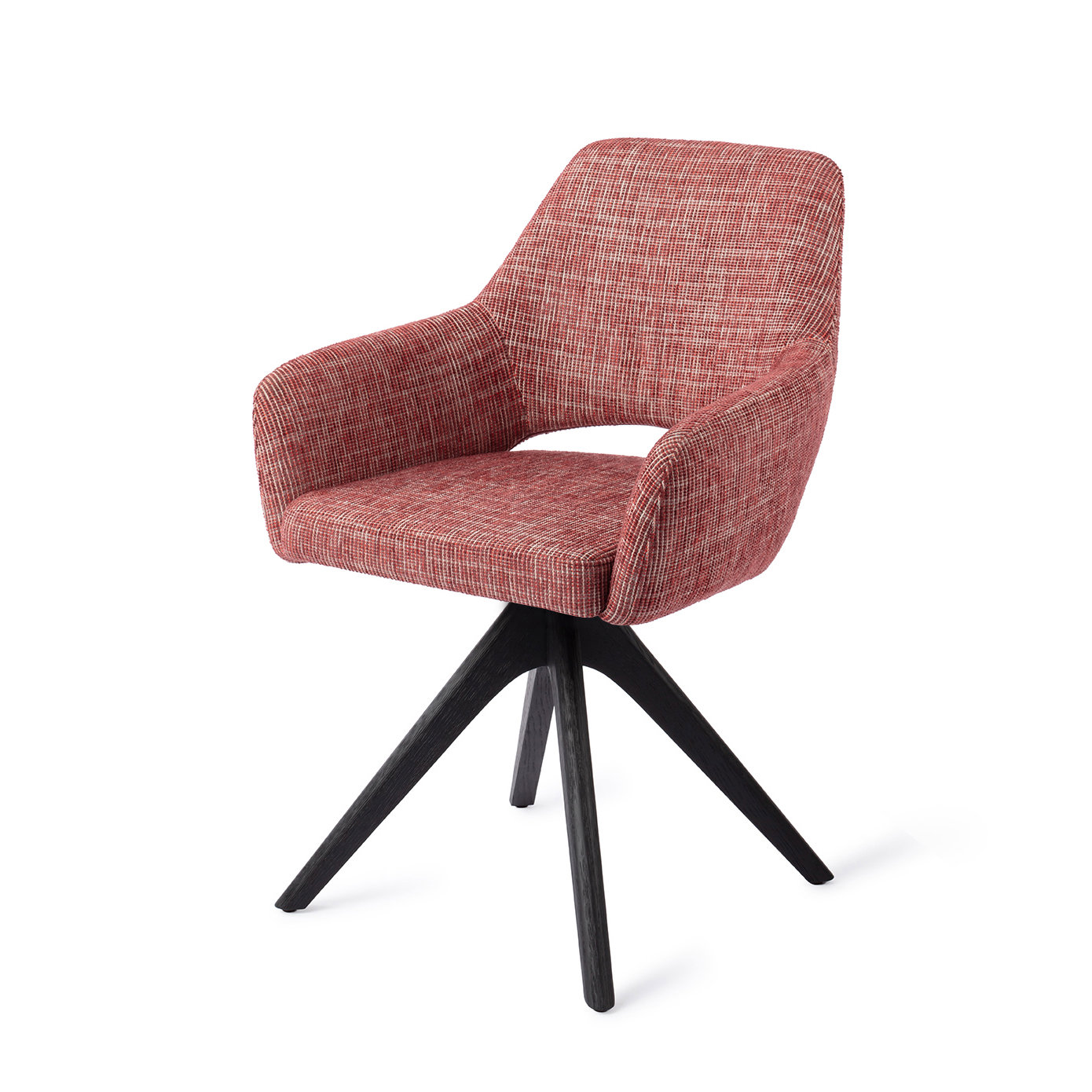 Jesper Home Esszimmerstuhl Yanai Berry Bars Revolve Eiche Schwarz