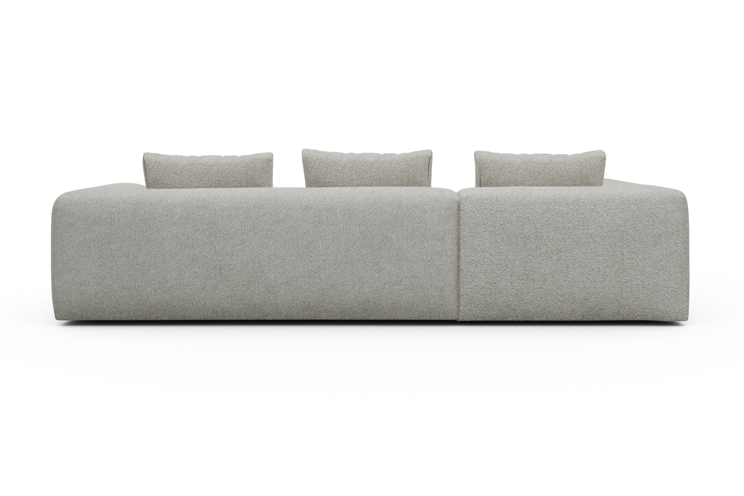 Ecksofa Fred Relax-Ecke links mit 2,5-Sitzer Vanora-Warm-Sand