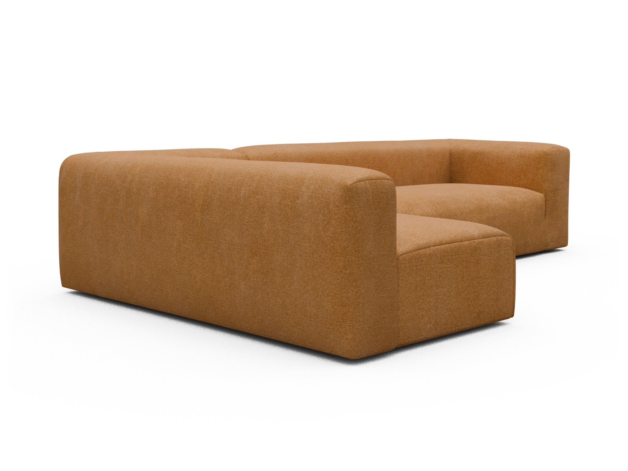 Skandi Home Ecksofa Fred 2x 2,5-Sitzer links offen Casone-Warm-Yellow moebelfaktor