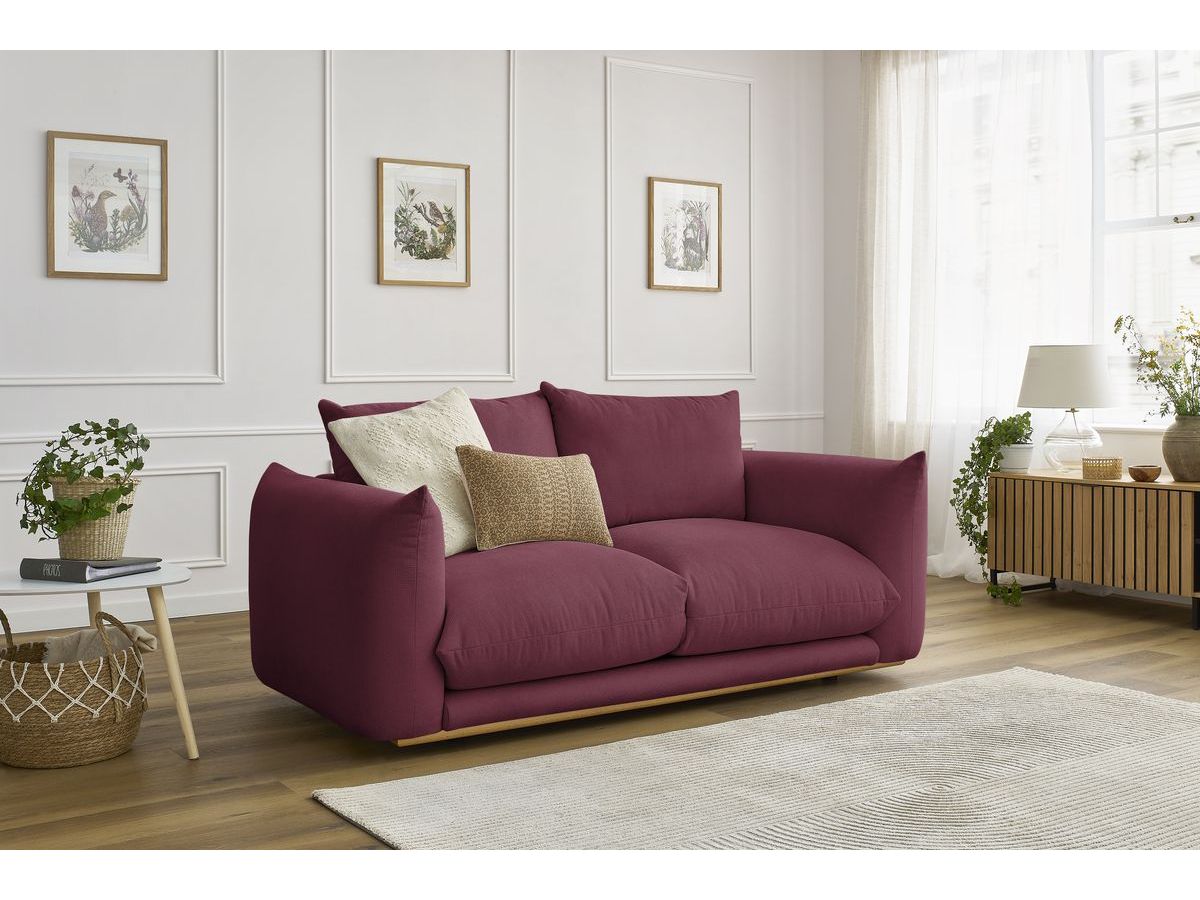 Bobochic Ernest Sofa 2-Sitzer Stoff Rot