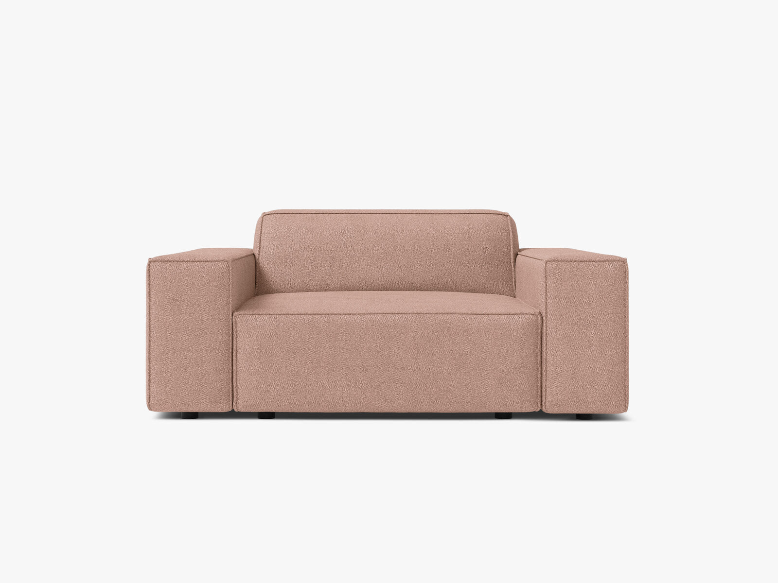 Micadoni Sessel Jodie 1-Sitzer Boucle Baloo Puderrosa