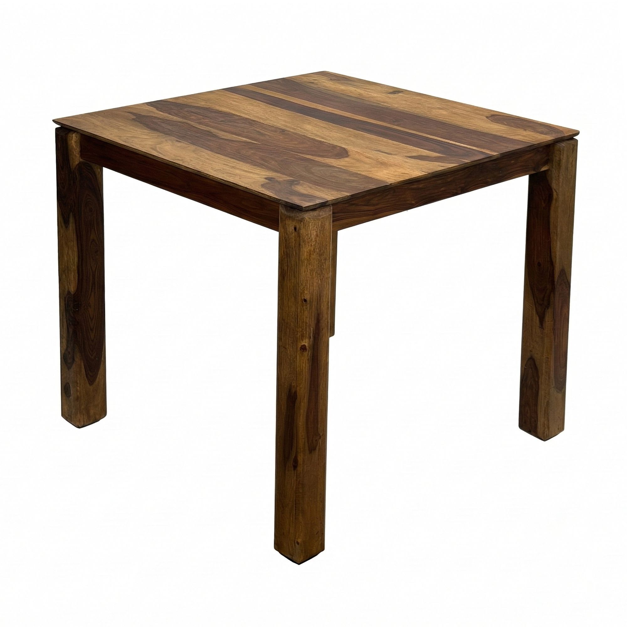 Esstisch Ronglan Sheesham Massivholz Braun 80 × 80 × 75 cm
