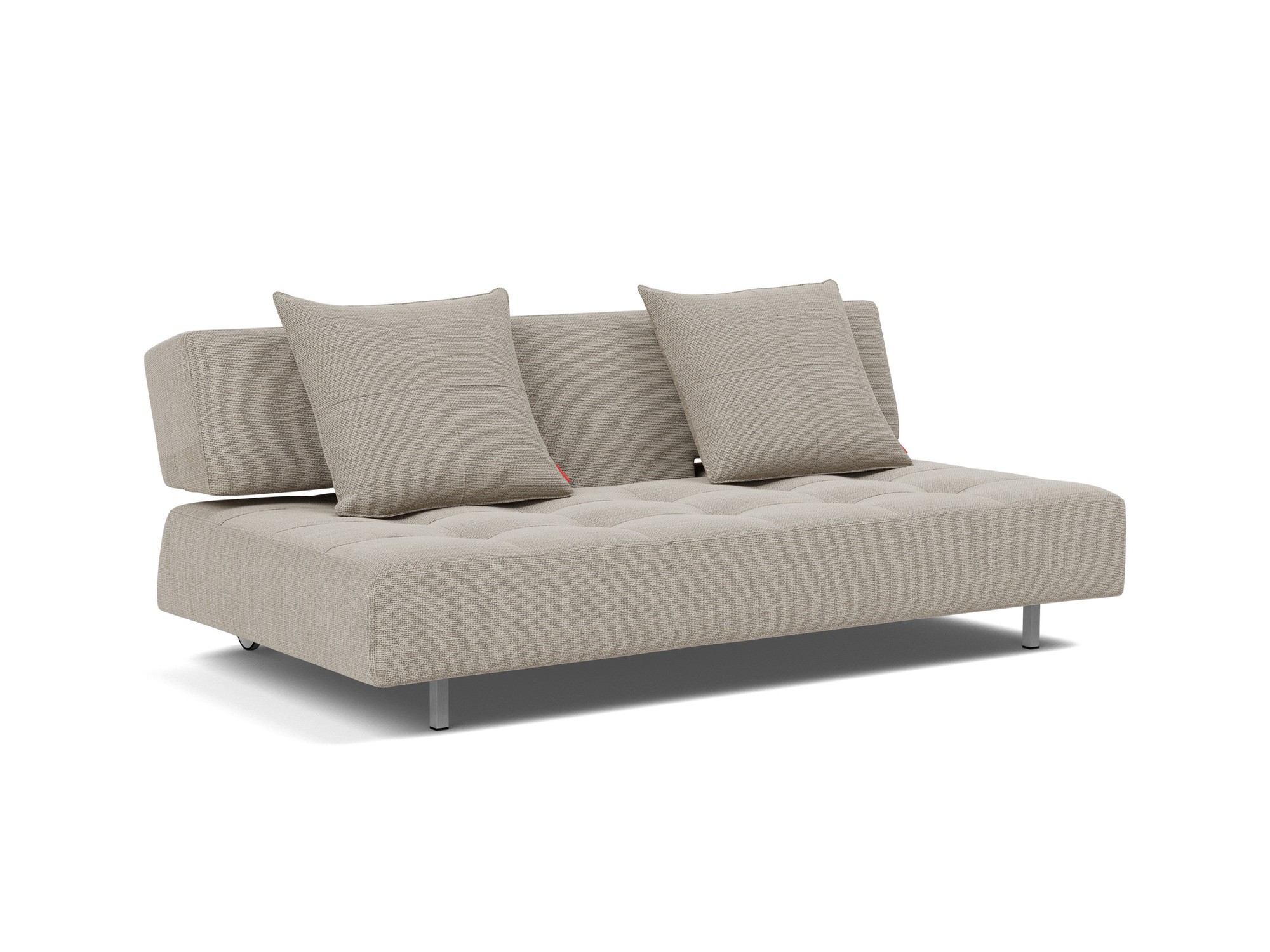 Schlafsofa Long Horn D.E.L. Strukturierter Stoff Kenya 579-Gravel