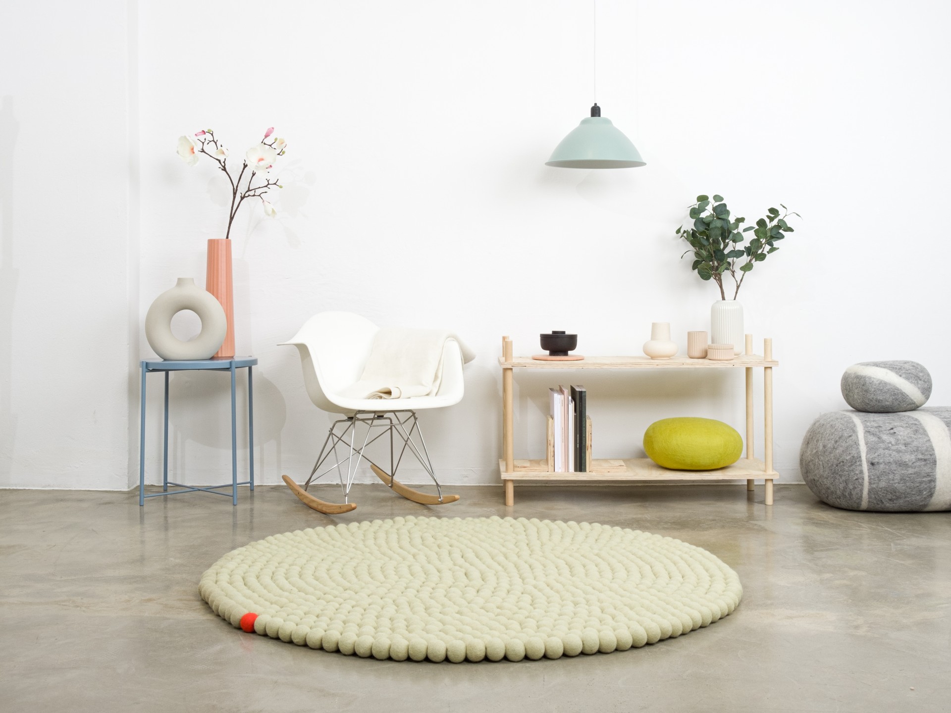myfelt Big One grünbeige - 160 cm