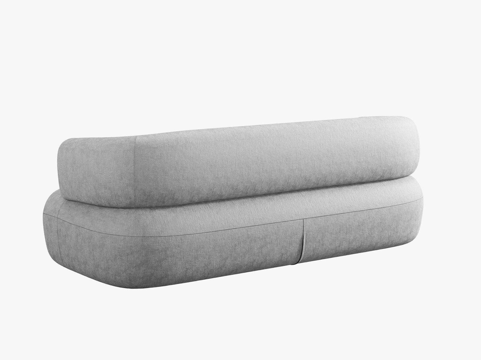 Micadoni Sofa Jenny 2-Sitzer Chenille Perfect Harmony Silber