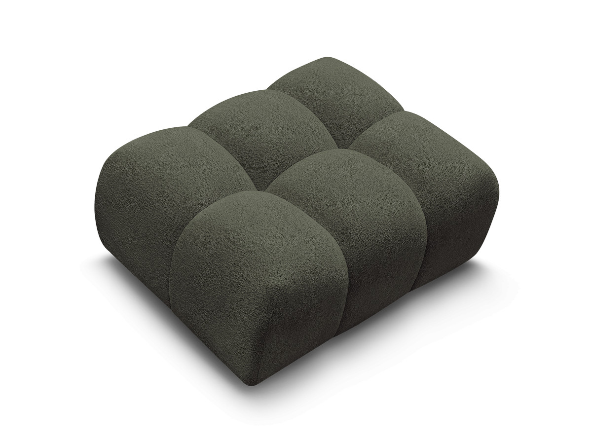 Bobochic Melisse Pouf Melange-Stoff Grün