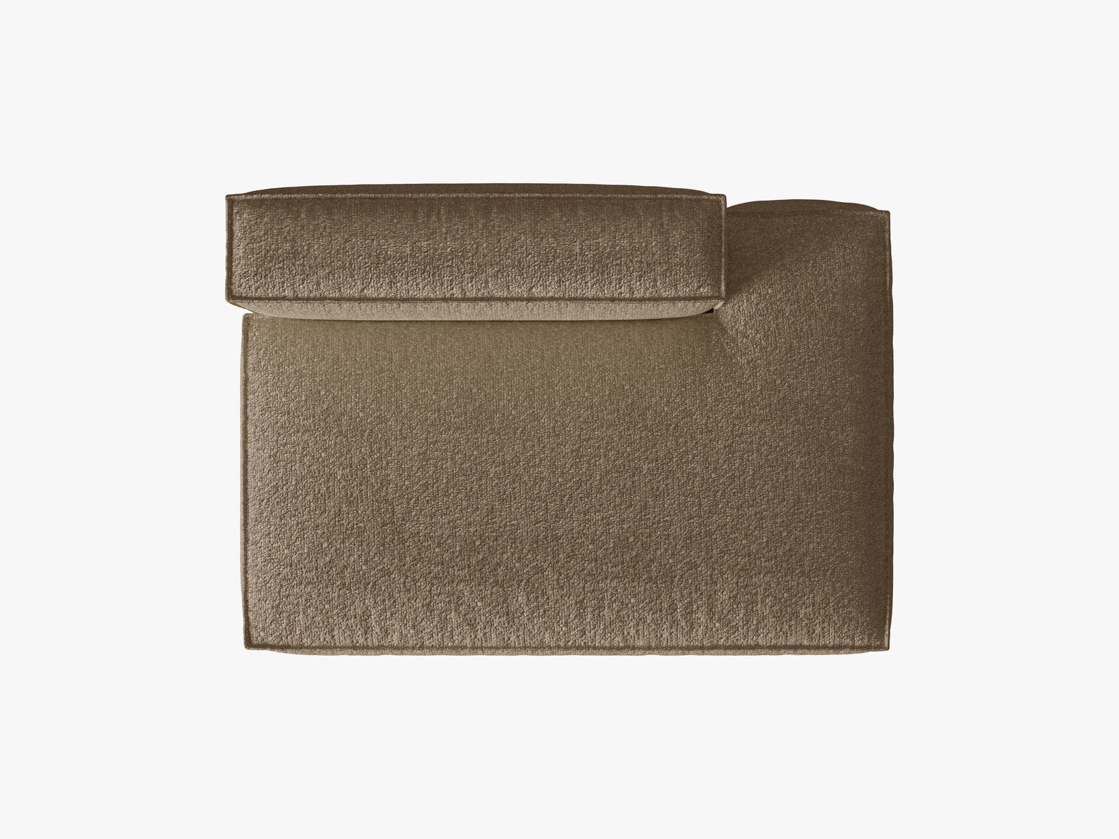 Micadoni Modul Nuria 3-Sitzer Rechts Boucle Cappuccino